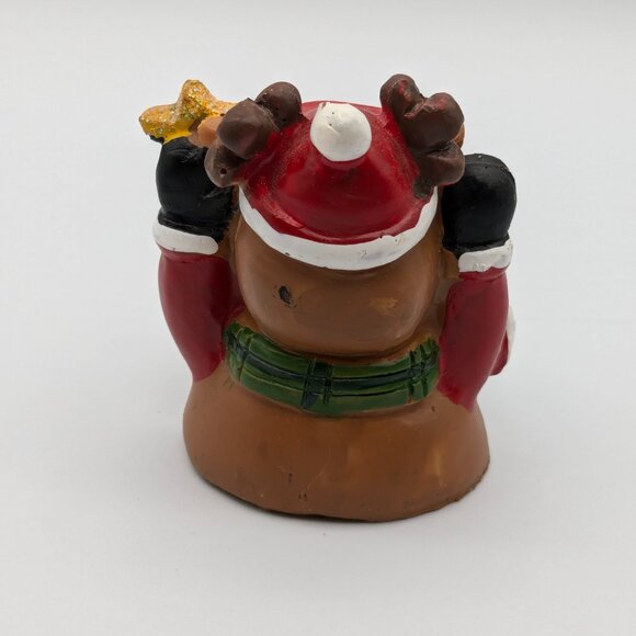Shelf Sitter Reindeer Holiday Christmas Figurine - Picture 3 of 8
